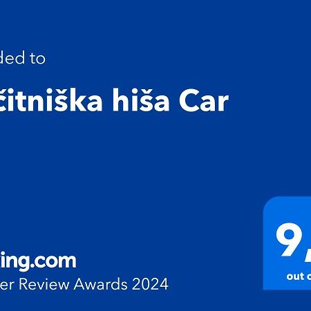 Вилла Pocitniska Hisa Car Добровник Экстерьер фото
